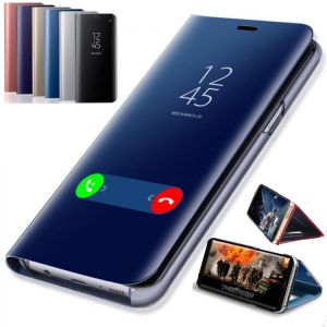 Luxury Smart Mirror Phone cover For Apple iPhone 11 12 13  Pro Max 8 7  Plus Xs Xr Max Xs X SE 2020 support Flip Protective case