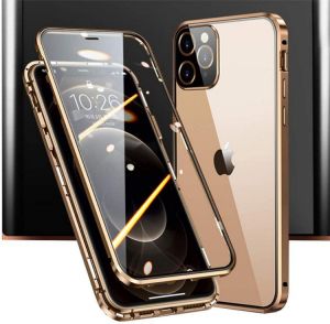 360 Full Protection Magnetic Double-sided Glass Case for IPhone 12 Mini 11 12 Pro Max XS XR XSMax  8 7 6 6s Plus SE Phone Cover