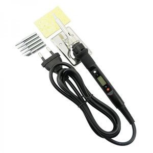 80W Electric Soldering Iron Adjustable Temperature LCD Digital Display 110V 220V Welding Solder Iron Tips Repair Rework Tool Kit