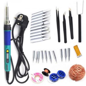 EU Plug CXG 936d led temperature Adjustable electric soldering iron 220V 60W Soldering Station Novice welding combination tool
