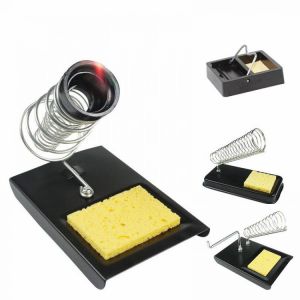 1Pcs Electric Soldering Iron Support Frame Metal Base Soldering Iron Bracket Metal Support Small Portable Electrical Work