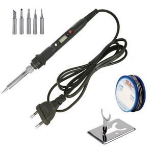 Letme Electric soldering iron 80W LCD Digital Display Adjustable temperature soldering iron tips 220V/110V Welding solder tools