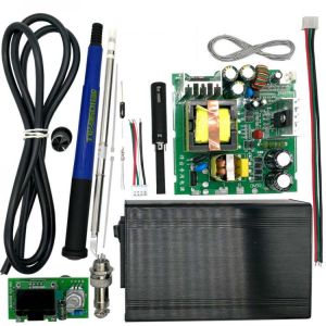 QUICKO STC T12 OLED Digital Soldering Station DIY kits Temperature Controller new version with 9501 Handle vibration switch