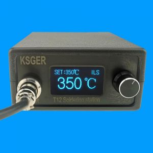 KSGER STM32 V3.1S T12 Soldering Station OLED DIY Aluminum Alloy FX9501 Handle Electric Tools Quick Heating T12 Iron Tips 8s Tins