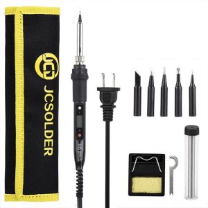 908S Electric Soldering Iron Kit 80W 220V 110V Temperature LCD Adjustable Welding Set Soldering Rework Station Solder Tools