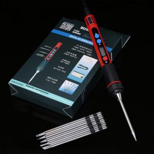 LCD Digital Adjustable Temperature USB Soldering Iron 5V 10W Portable Lead-Free BAG Welding Rework Tools