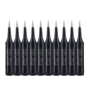 10PCS/Lot 900M-T-I Lead-free Soldering Tip Black Metal Solder Iron Welding Tips BGA Soldering Station Repair Tools
