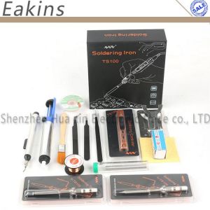 TS100 65W Programmable Mini Electric Soldering Iron Station Digital OLED Screen Adjustable Temperature With Solder Tip
