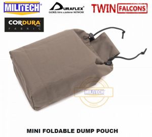 MILITECH Quick Pull MINI Foldable Magazine Drop Dump Pouch TWINFALCONS TW Delustered 500D Cordura Made Magazine Recycle Pouch