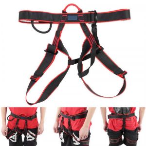 Professional Anti Fall Harness Safety Belt Half‑Protection for Rescuing Rock Climbing Rappelling Outdoor Sports