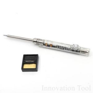 SH72 Pro 65W Portable Electric Soldering Iron Adjustable Temperature Mini Solder Welding Station DC 12V-24V 220-400 Degree T12