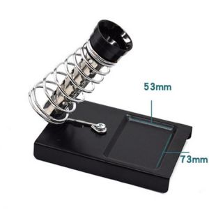 C4 Double-tube Soldering Iron Stand Spring Electric Soldering Iron Socket Stand Fixed Soldering Station Sponge Rosin