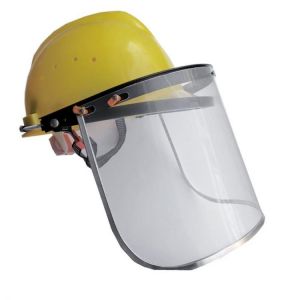 With Frame Welding Workwear Lightweight Safety Transparent Eye Protection Flip Up Flame Retardant Mask Face Shield Scree