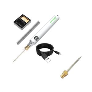 Mini 8W  Soldering Iron Kit USB Charging Welding Iron Tips for DIY Welding Use