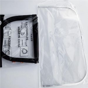 With Frame Welding Workwear Lightweight Safety Transparent Eye Protection Flip Up Flame Retardant Mask Face Shield Screen