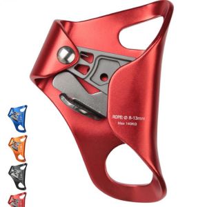 Rock Climbing Chest Ascender Abdominal for Vertical Rope Climbing, CE Certified, Rope Clamp for 8-13MM Rope, Safety Ascender