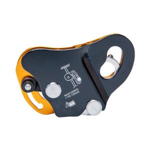 Rock Climbing Ascender Fall Arrest Protection Belay Device Self-Locking 10-13MM Rope Grip Clamp for Outdoor Climbing and Rescue