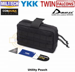 MILITECH TWINFALCONS TW 500D Delustered Cordura Molle Utility Pouch Molle Storage Pouch Multi Purpose Tactical Cummerbund Pouch