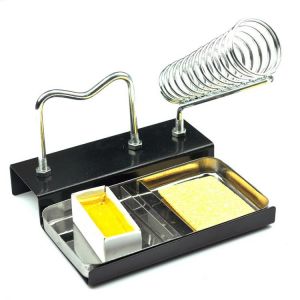 C5 Soldering Iron Frame Double Lattice Soldering Iron Frame Multifunctional Soldering Iron Frame Tin Wire Frame Rosin Sponge