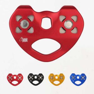 25KN Climbing Ascender Fall Protection Belay Device Climbing Rope Grip Clamp for Rock Climbing Mountaineering Tree Arborist