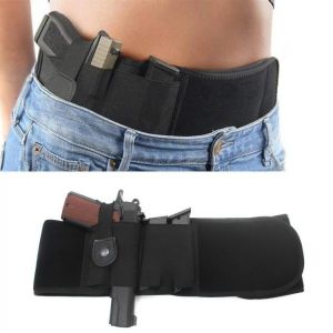 Tactical Pistol Holster Hidden Holster Wide Belt Military Portable Outdoor Hunting Shooting Defense Holster Mobile Phone Holster