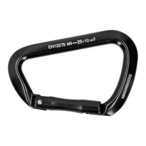 D-Shape Carabiner 7kN Opening Tension Aluminum Alloy Climbing Buckle 10kN Longitudinal Tension for Caving High Altitude