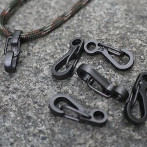 10Pcs Carabiner Snap Mini SF Spring Clip Camping Hiking Hook Backpack Tactical Buckle Clip Equipment Survival EDC First Aid