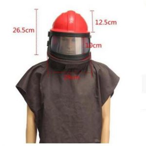 2020 New  High-quality Fully Enclosed Oxygen Spray Paint Sandblasted Protective Cap Dust Mask with Intake Cape