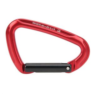 Outdoor Supplies Locking Carabiner Clip D‑Ring Hook Safety Bearing Buckle for Climbing Hiking Caving Climbing Carabiner
