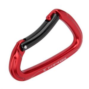 Climbing Buckle D‑Shape Carabiner Buckle 2500kg Load‑Bearing Outdoor Safety Equipment for Mountaineering Rock Climbing