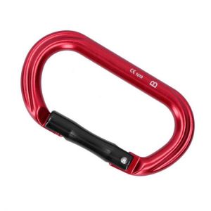 safety equipment emniyet kemeri 25KN Carabiner O-Shape Buckle Snap Clasp Safety Equipment for Outdoor Mountaineering Rock