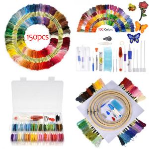 Magic Embroidery Pen Punch Needle Kit Craft Embroidery Threads  Cross Stitch Embroidery Hoop DIY Knitting Sewing Accessory Tools