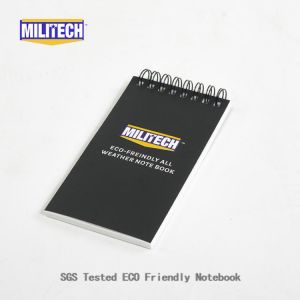 Militech Eco Friendly Degradable Stone Powder Made Waterproof 3'' x 5'' Tactical All Weather Notebook Tested B