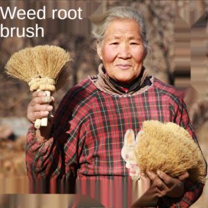 Pot brush Kitchen household cleaning brush root brush not stained with oil long handle pot brush