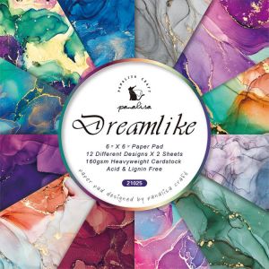 Panalisacraft 24 sheets 6"X6" alcohol ink paper mixture Scrapbook patterned paper pack handmade craft paper Background p