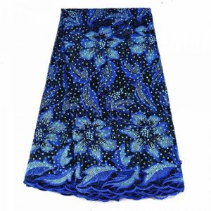 Good quality Party Dress Fabric GX15 embroidered beautiful flower branches with sequins top selling French Tulle Lace Fabric