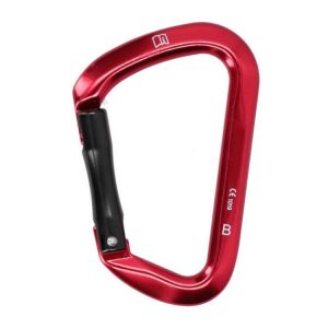 safety equipment emniyet kemeri D-Shape Carabiner Climbing Buckle 25KN Lateral Tension Straight Opening Safety Equipment for