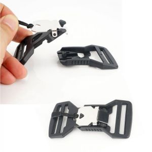 2020 New Magnetic automatic tactical nylon buckle quick opening and closing belt backpack outdoor hiking Suction buckle socket