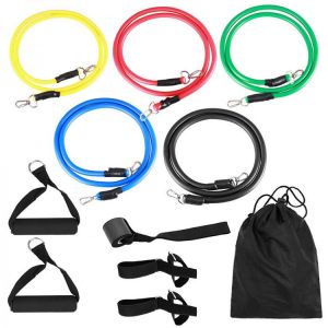 11pcs Resistance Bands Set Expander Yoga Exercise Fitness Rubber Tubes Band Stretch Training Home Gyms Workout Elastic Pull Rope
