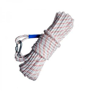 Rock Climbing Rope Made Of Continuous Fibre Of High Tenacity + Steel Wire Reinforced Inner Core Which Is Durable