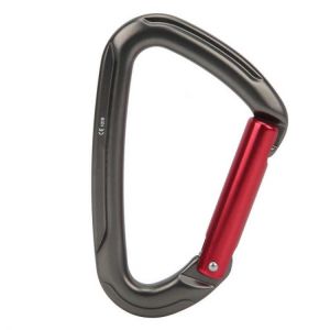 D‑Shaped Climbing Carabiner High Strength Aluminium Alloy Outdoor Mountaineering Bearing Buckle  Mountaineering Equipment