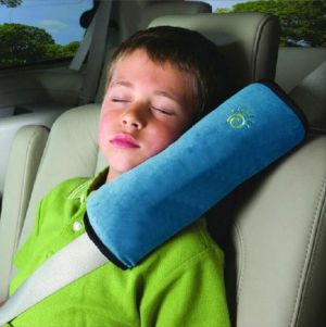 Children Safety Strap  Car Seat Belts Leather pile Pillow Protect Shoulder fit Seat Belt can Adjust belt