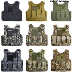 Outdoor Tactical Children Vest Uniform Army Military Equipment Kids Boy Girl Camouflage Combat CS Hunting Clothes rescue
