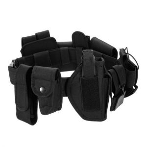 New Set of Multi-functional Waist Belt Tactical Bags Outdoor Hunting Training Security Guard Duty Nylon Adjustable Equipment