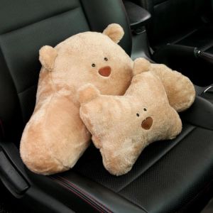 Car seat backrest waist waist cushion car cartoon driver seat car cushion