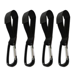 4 X Aluminum Mummy Buggy Clip Pram Pushchair Wheelchair Stroller Pram Carriage Bag Hanger Hook Shopping Bag Clip Accessories