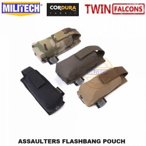 MILITECH Assaulters Flashbang Pouch Bomb Pouch TWINFALCONS TW Delustered 500D Cordura Made Accessories Bag Molle Smoke Pouch
