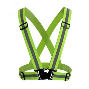Riding reflective vest protective strap elastic night running elastic safety reflective strap
