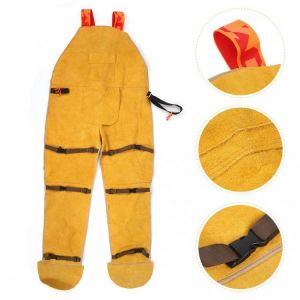 Working Clothes Durable Wear-Resisting Fireproof Retardant Welding Cowhide Welder Protective Clothing Labour Suit Safety Clothes
