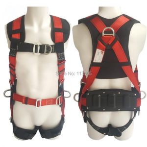 full body safety harness climbing fall protection safety belt for wind power five d ring